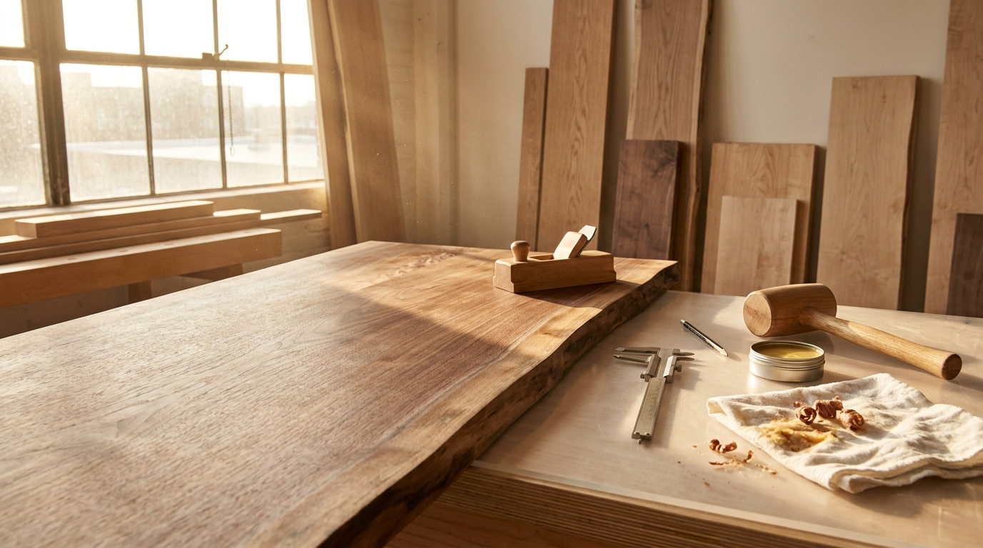 Choisir le Bois pour sa Table Rivière : Essences et Séchage