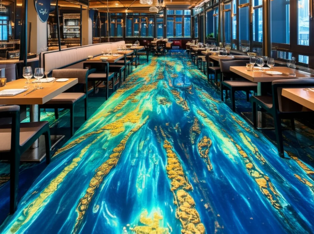 Sol Rivière Époxy Restaurant et Hôtel : Impressionner vos Clients